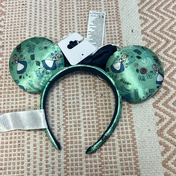 NWT Disney Alice in Wonderland Minnie Mouse Ears - Picture 4 of 6